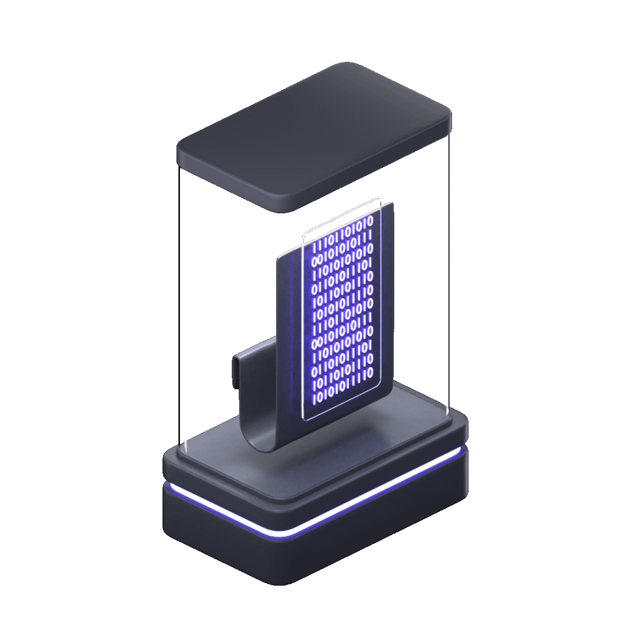 Animated illustration of blockchain strategy and consulting roadmap