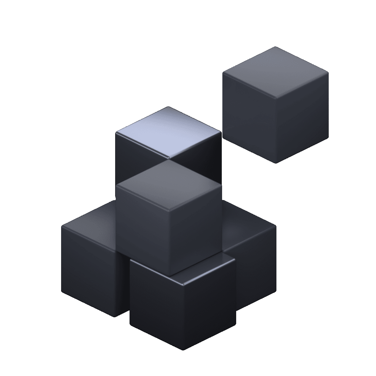 Animated illustration of a decentralized application being built and deployed